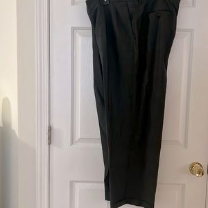 Men Big and Tall Profilo Pants With Pleated Front, Cuff Bottom Size 44/30
